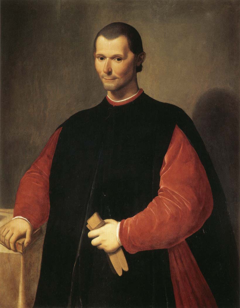 Santi Di Tito Portrait of Niccolo Macchiavelli